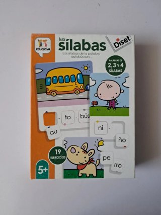 Juego educativo Diset Las sílabas 5+