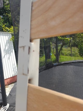 Somier de láminas 135 cm con patas