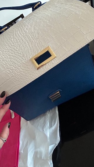 Bolso de piel auténtica