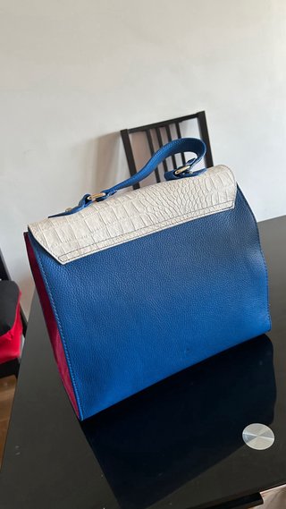 Bolso de piel auténtica