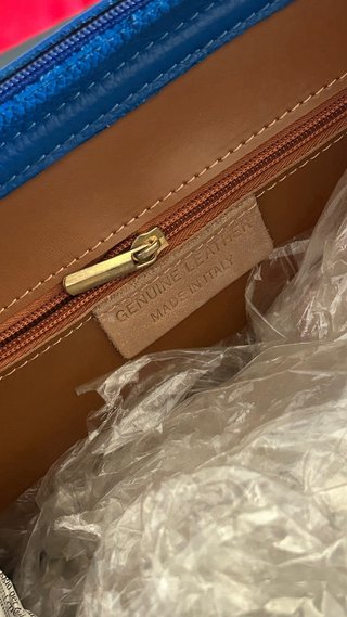 Bolso de piel auténtica