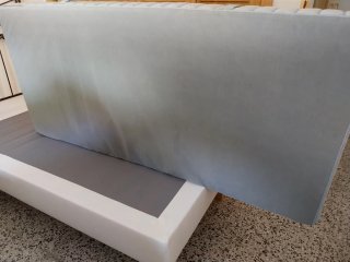 Somier tapizado Lyngor y colchón Valevag Ikea
