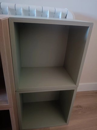 4 Estanterías modulares Ikea madera