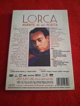 DVD Lorca: Muerte de un Poeta (2 discos)