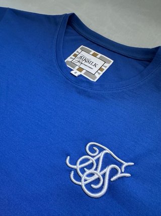 Camiseta SikSilk Degradado Azul/Rosa