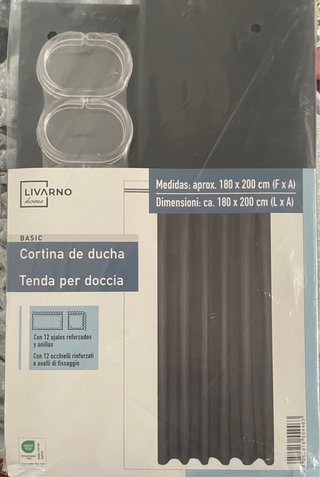 Cortina de ducha Livarno Home 180x200cm