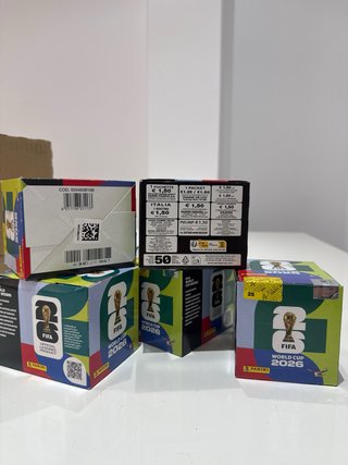 Scatole di figurine Panini Coppa del Mondo FIFA 2026