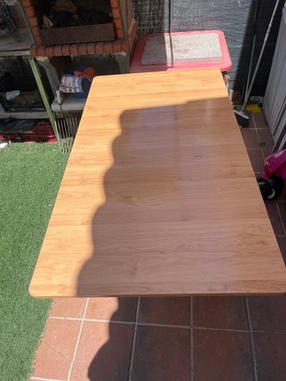 Mesa extensible de madera