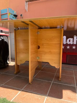 Mesa extensible de madera