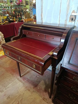 ANTIGUO SECRETER DE RODILLO FRANCÉS