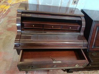 ANTIGUO SECRETER DE RODILLO FRANCÉS