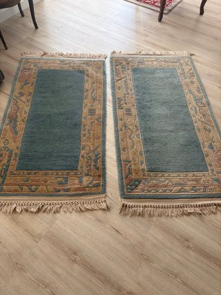 2 Alfombras Nepal Lana 135x76 cm