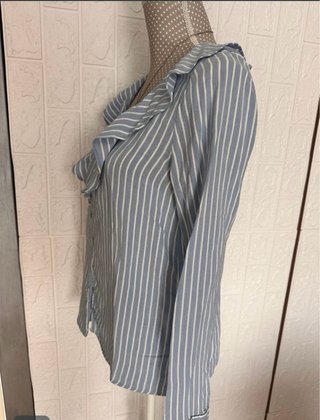 Camisa Zara Rayas Talla S