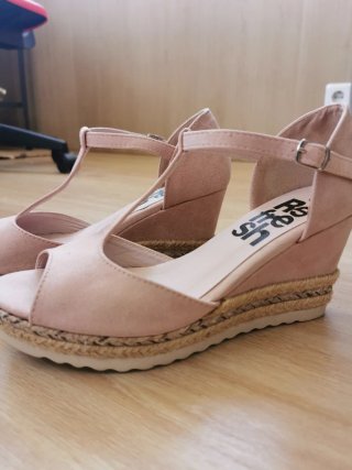 Sandalias Refresh T-Strap Rosa Talla 39