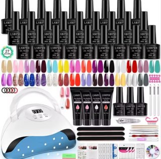 Kit Uñas Gel LNWP 27 Colores