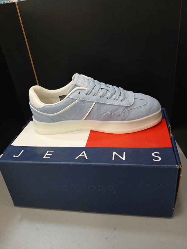 T 36 a 41 Tênis Tommy Jeans Feminino Azul/Branco
