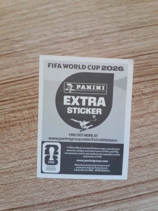 Cromo Son Extra Sticker 2026"precio negociable".