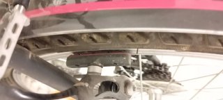 Bicicleta 24pulgadas 6 marchas Btwin negra y rosa