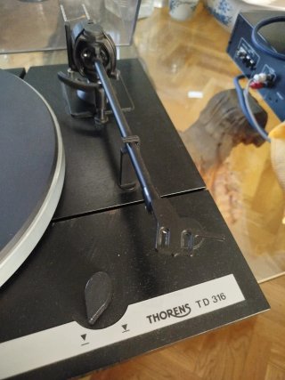 Tocadiscos Thorens TD 316 Negro