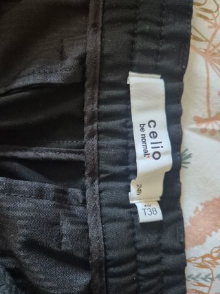 Pantalón Celio T.38 Negro