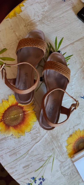 Sandalias Refresh Beige/Marrón Talla 37
