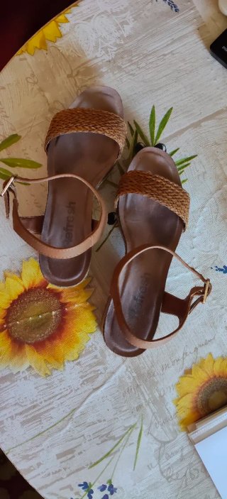 Sandalias Refresh Beige/Marrón Talla 37