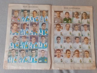 Album Cromos Futbol Liga 1961/62 compleo
