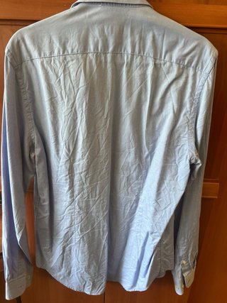 Camisa Zara Hombre Azul Talla S