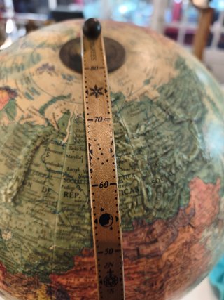 Globo terráqueo giratorio relieve.30,5 cm diámetro