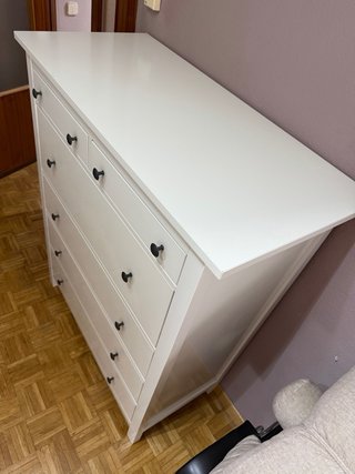 Cajonera Ikea Hemnes Blanco