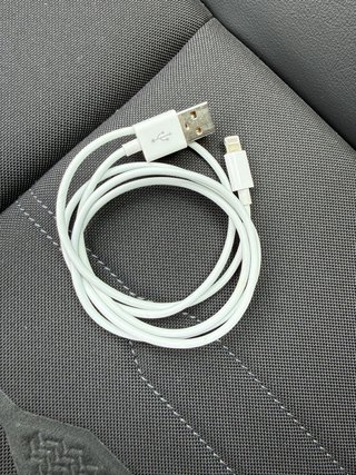 Cable Carga iPhone Apple Blanco
