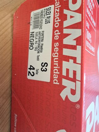 Botas Seguridad Panter Silex Plus Talla 42