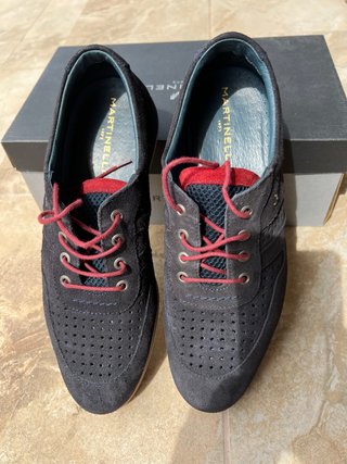 Zapatos Martinelli Talla 42 Azul/Rojo