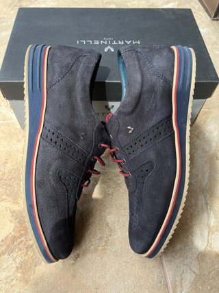 Zapatos Martinelli Talla 42 Azul/Rojo