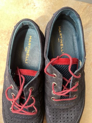 Zapatos Martinelli Talla 42 Azul/Rojo