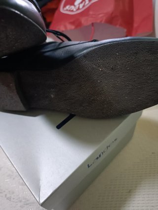 Zapatos de comunión de piel azul oscuro