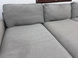 Sofá Chaiselongue Gris 3 Plazas