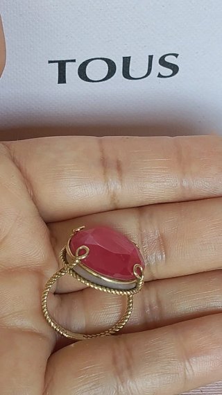 Anillo Tous Venesia plata vermey