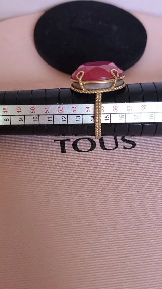 Anillo Tous Venesia plata vermey