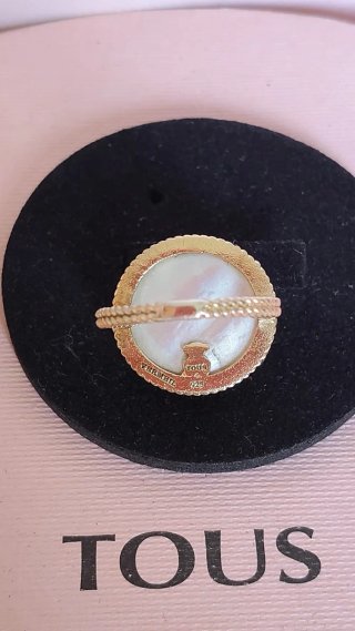 Anillo Tous Venesia plata vermey