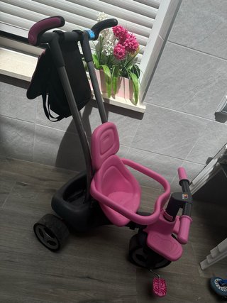 Triciclo infantil rosa