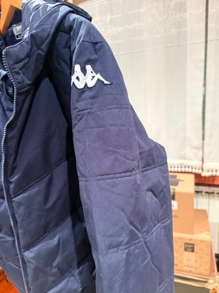 Chaqueta Kappa acolchada azul nueva XL