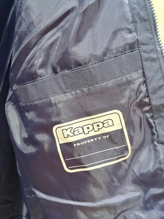 Chaqueta Kappa acolchada azul nueva XL
