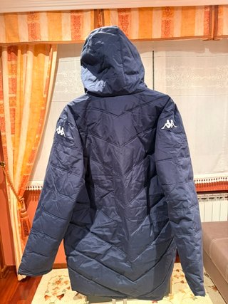 Chaqueta Kappa acolchada azul nueva XL