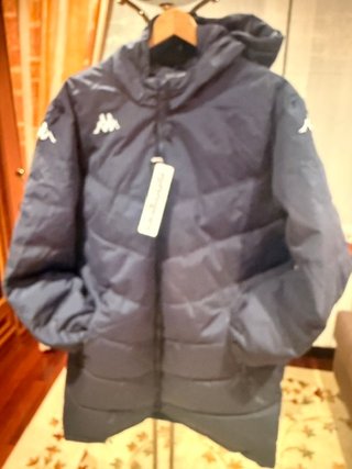 Chaqueta Kappa acolchada azul nueva XL