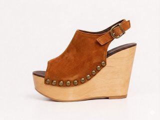 Nuevas Cuñas Jeffrey Campbell T38 Beige/Marrón