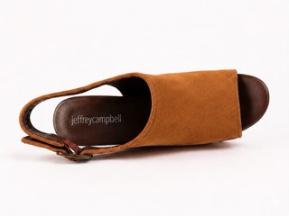 Nuevas Cuñas Jeffrey Campbell T38 Beige/Marrón