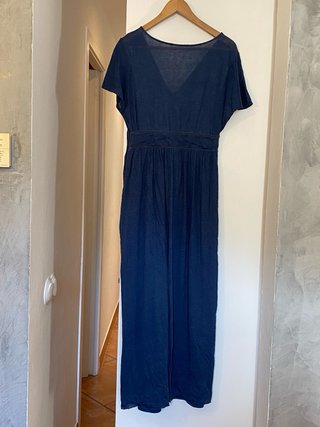 Vestido largo azul de verano