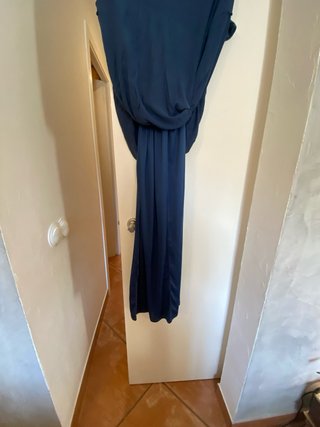 Vestido largo azul de verano
