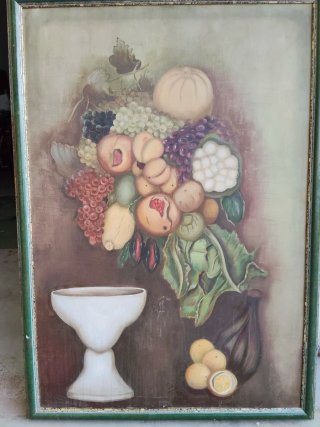 Cuadro Bodegón Frutas y Verduras